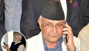 प्रधानमन्त्री ओली र मोदीबीच फोनवार्ता, सीमा विवाद बारे कुरा भएन