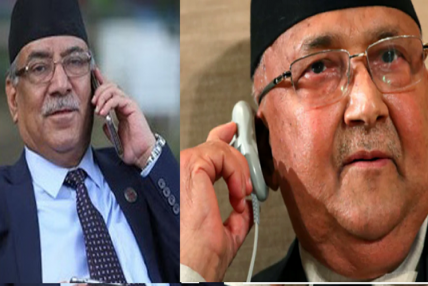 प्रचण्डसँग चुनावी तालमेलको प्रयासमा केपी ओली