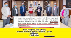 ‘जनयुद्ध’ गायब गरेर नेकपा कार्यदलको प्रतिवेदन तयार