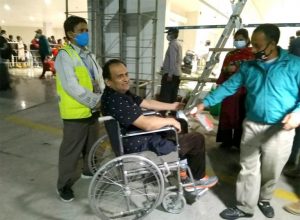 बास्कोटाले ७० करोड डिल गरेको अडियो बाहिर ल्याउने मिश्र ह्वीलचेयरमा