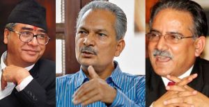 प्रचण्डले थाले देउवा र भट्टराईसंग छलफल