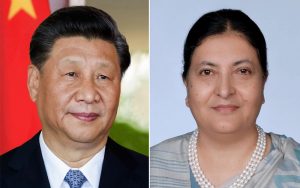 राष्ट्रपति भण्डारीको सी जिन पिङसँग टेलिफोन संवाद, खोप उपलब्ध गराउन लिखित र मौखिक आग्रह