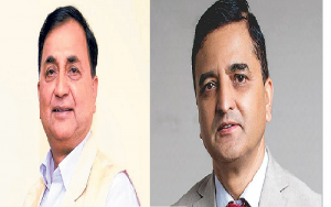 ईश्वर पोखरेल र योगेश भट्टराईबीच आकस्मिक भेटवार्ता