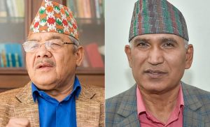 बामदेव गौतम र विष्णु पौडेलबीच भैंसेपाटीमा भेटवार्ता बामदेव गौतम र विष्णु पौडेलबीच भैंसेपाटीमा भेटवार्ता